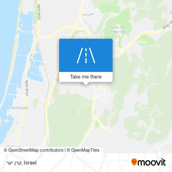 Карта קרן יער