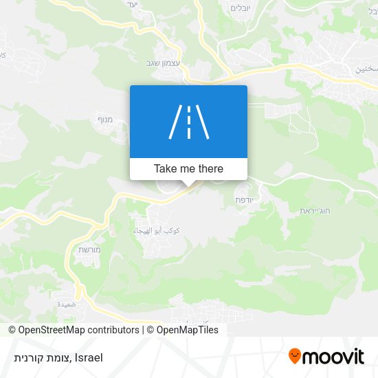 צומת קורנית map