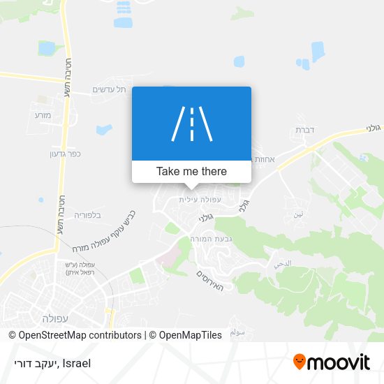 יעקב דורי map