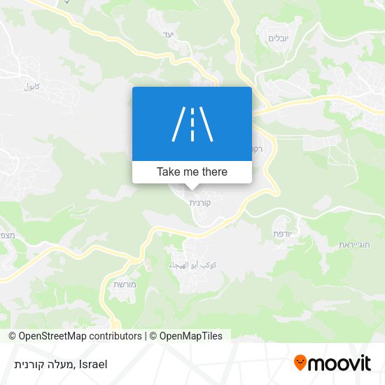 מעלה קורנית map