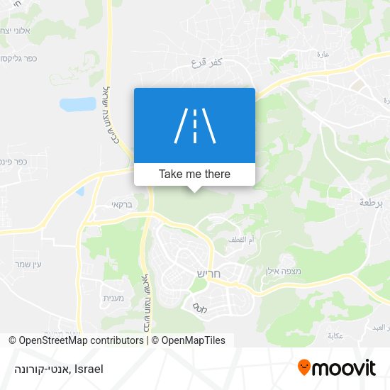 אנטי-קורונה map