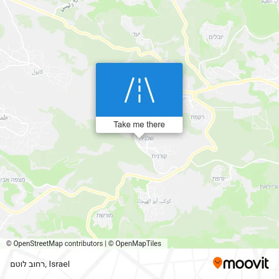 Карта רחוב לוטם