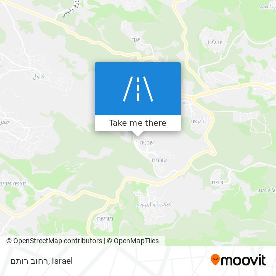 רחוב רותם map