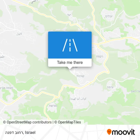 Карта רחוב דפנה