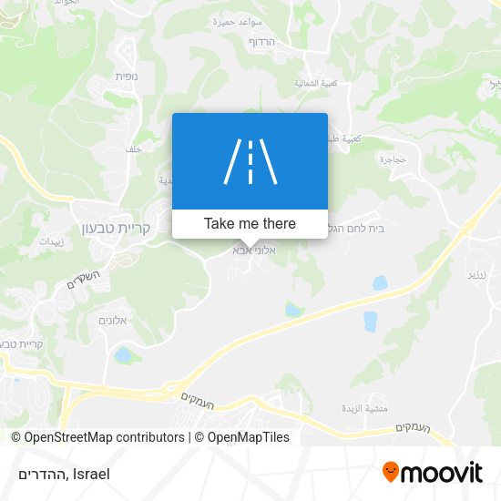 ההדרים map