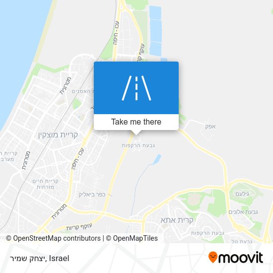 יצחק שמיר map