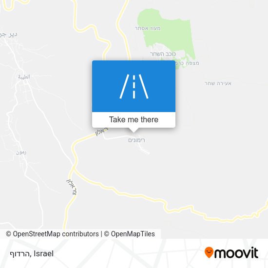 הרדוף map