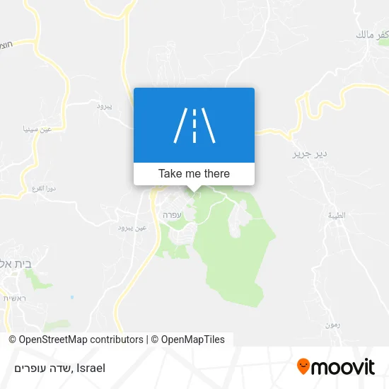 שדה עופרים map