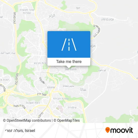 Карта מעלה זמרי