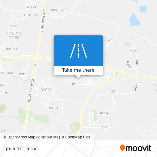 נחל זוויתן map