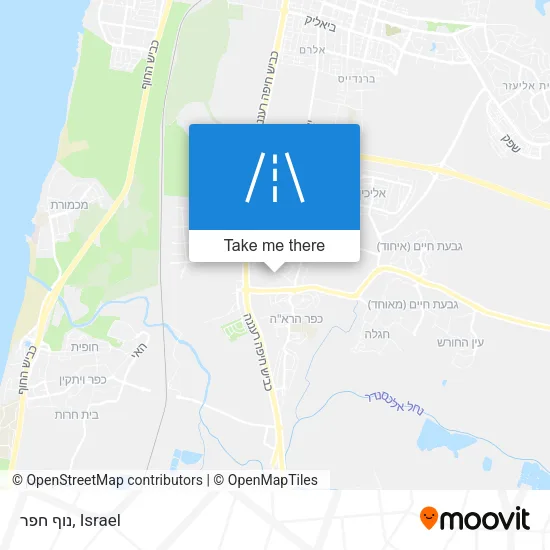 Карта נוף חפר