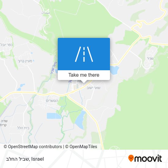 שביל החלב map