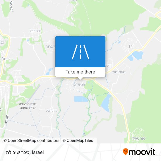 כיכר שיבולת map