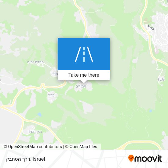 דרך הסחבק map