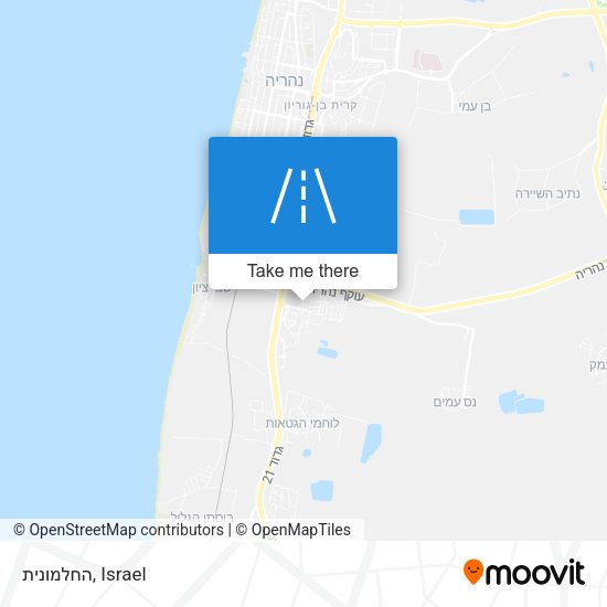 החלמונית map