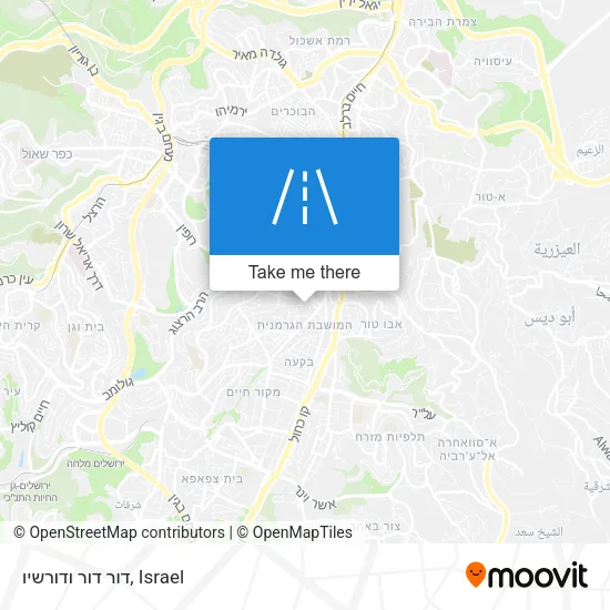 דור דור ודורשיו map