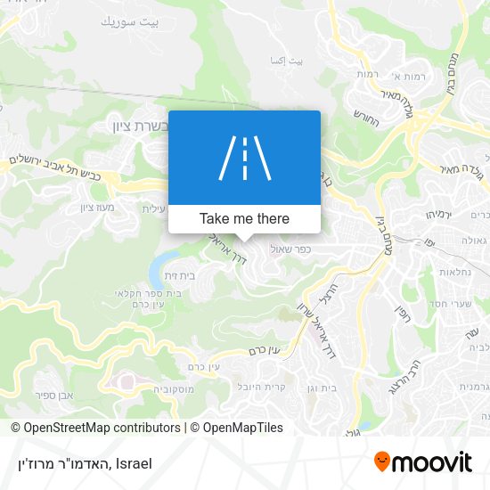 האדמו"ר מרוז'ין map