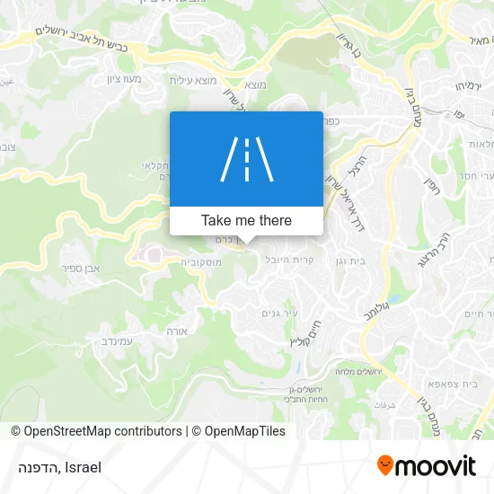 Карта הדפנה
