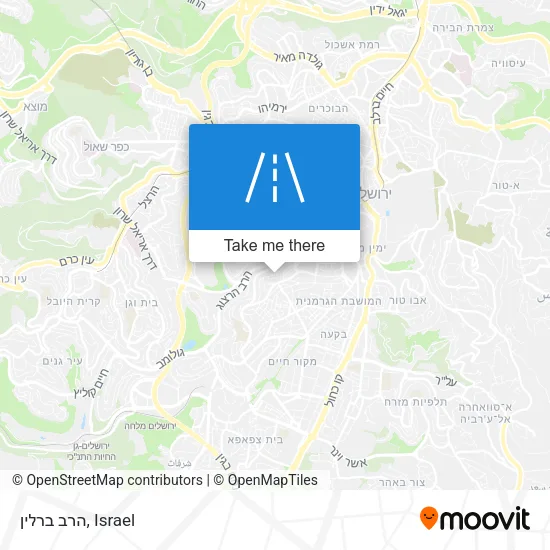 הרב ברלין map