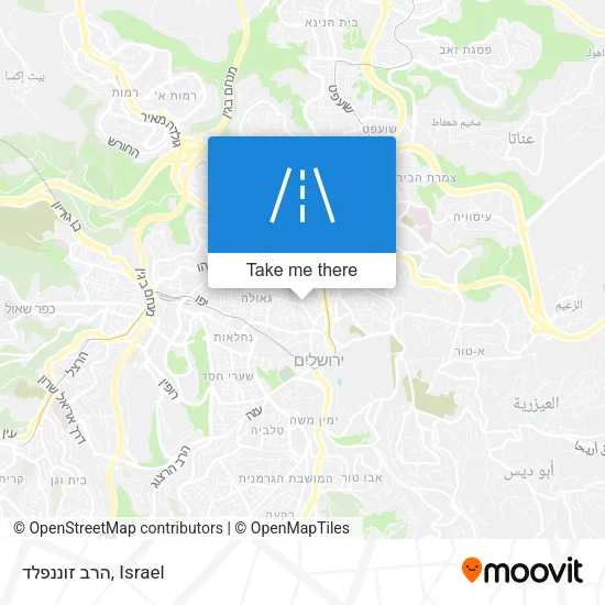 Карта הרב זוננפלד