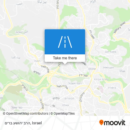 הרב יהושע ברים map