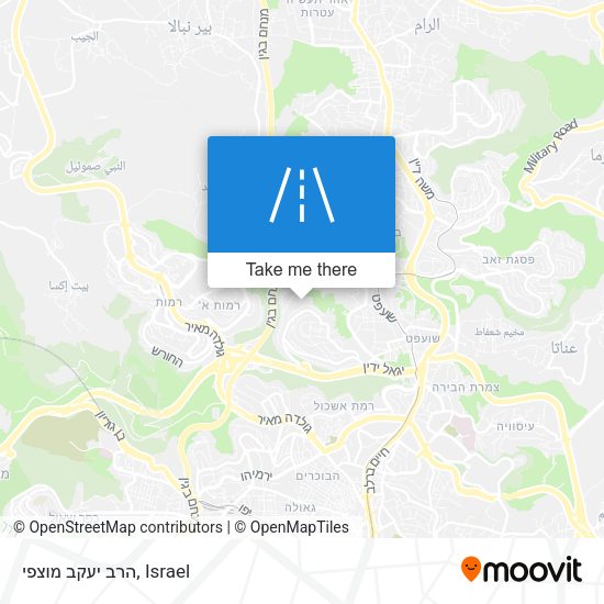 הרב יעקב מוצפי map