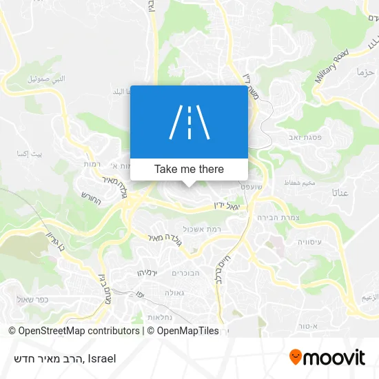 Карта הרב מאיר חדש