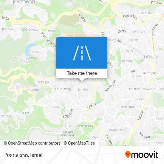 Карта הרב עוזיאל