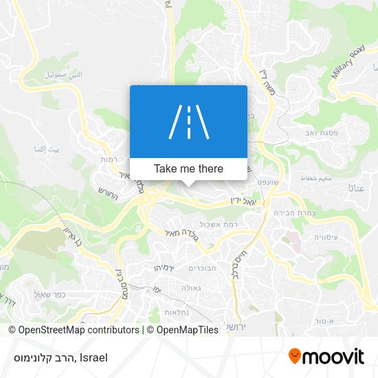 הרב קלונימוס map