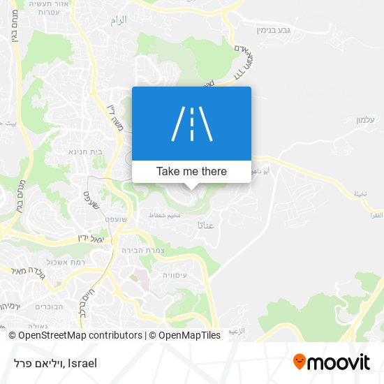 ויליאם פרל map