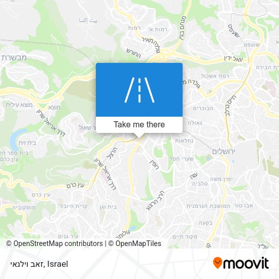 זאב וילנאי map