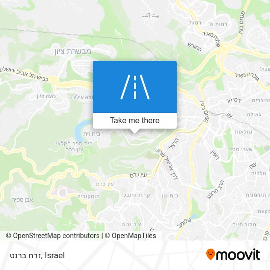 Карта זרח ברנט