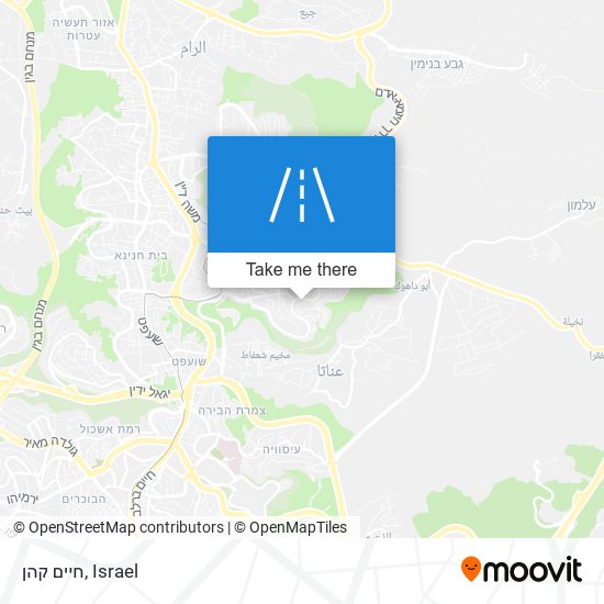 חיים קהן map