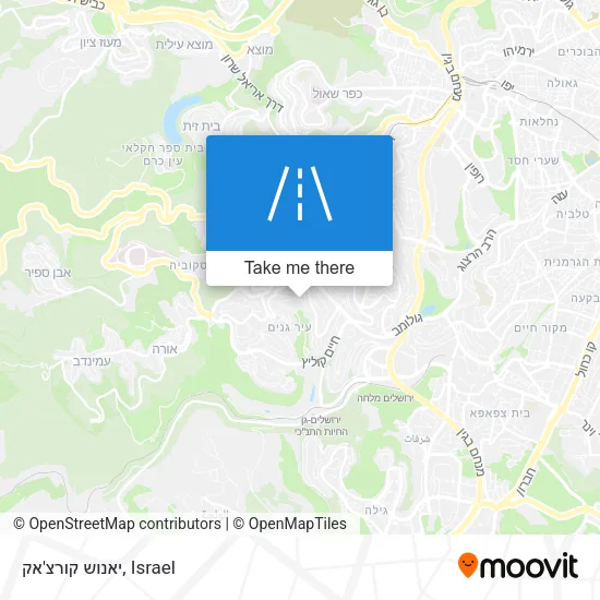 Карта יאנוש קורצ'אק