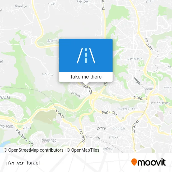 Карта יגאל אלון