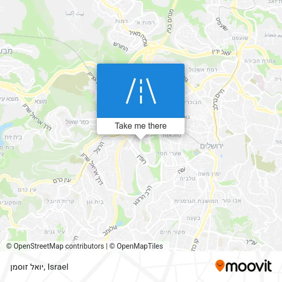 Карта יואל זוסמן