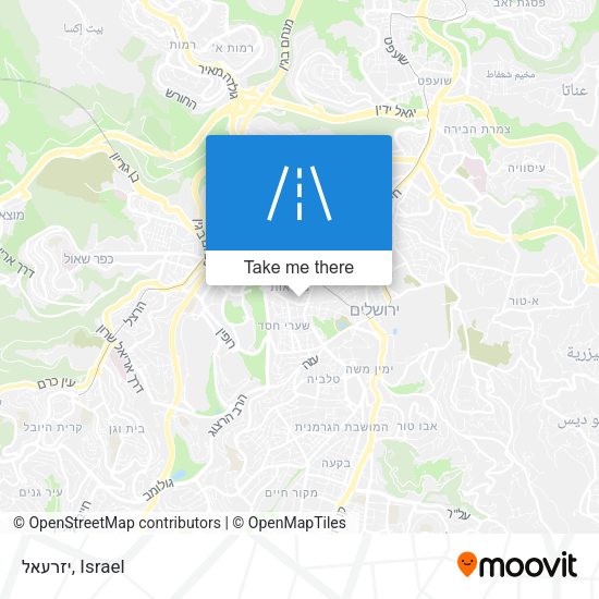 יזרעאל map