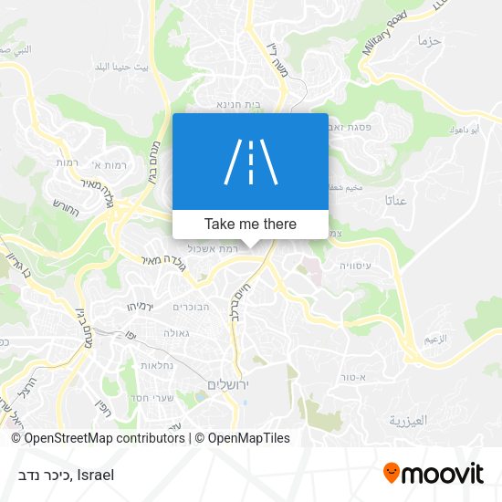 כיכר נדב map