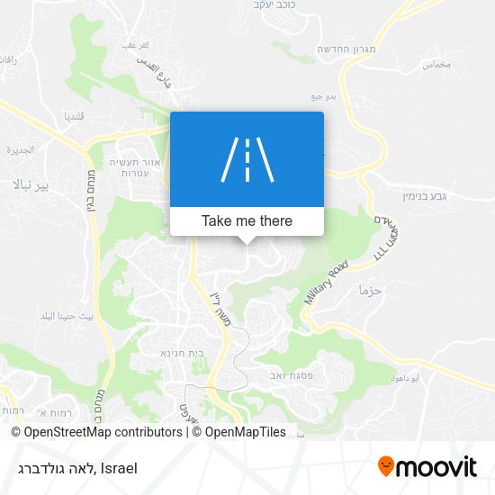 לאה גולדברג map