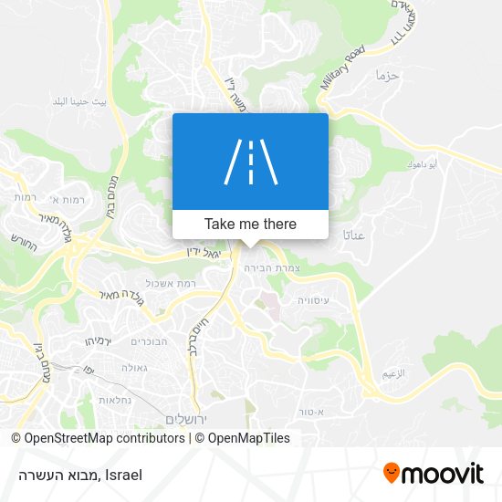 מבוא העשרה map