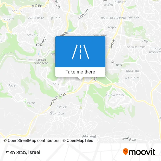 Карта מבוא הצרי