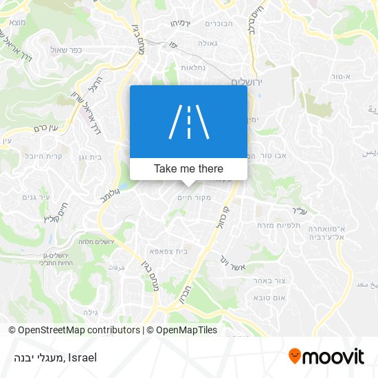 מעגלי יבנה map