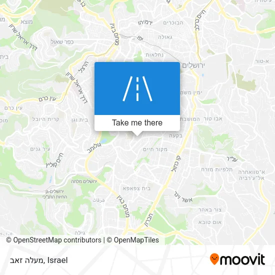 Карта מעלה זאב