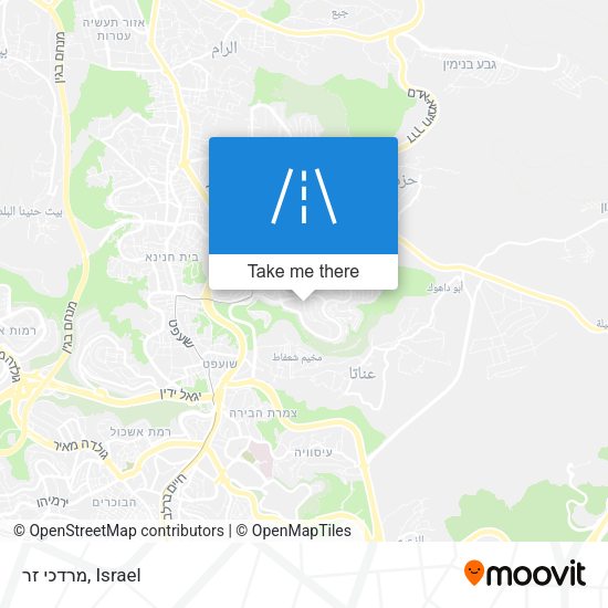 מרדכי זר map