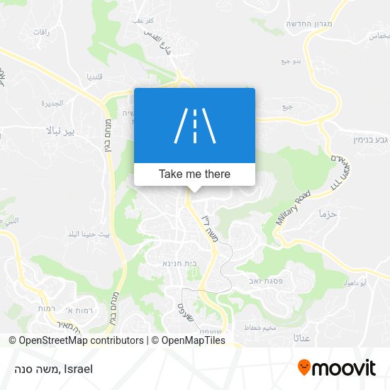 משה סנה map