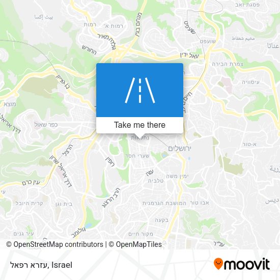 עזרא רפאל map