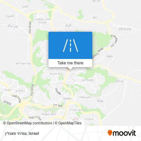 עמיחי פאגלין map