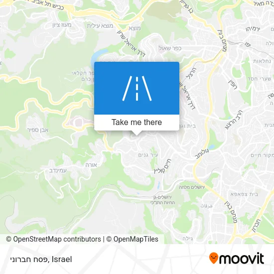 Карта פסח חברוני