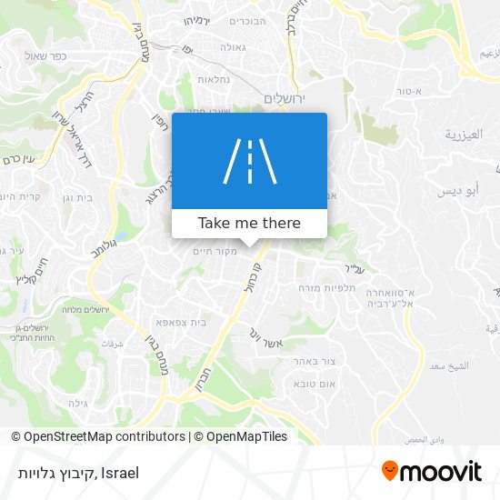 קיבוץ גלויות map