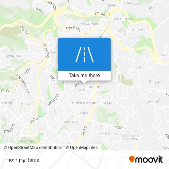 Карта קרן היסוד